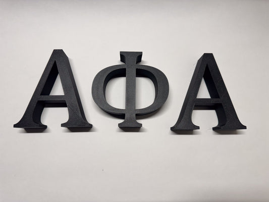 Alpha Phi Alpha Shelf Letters - 3D Printed