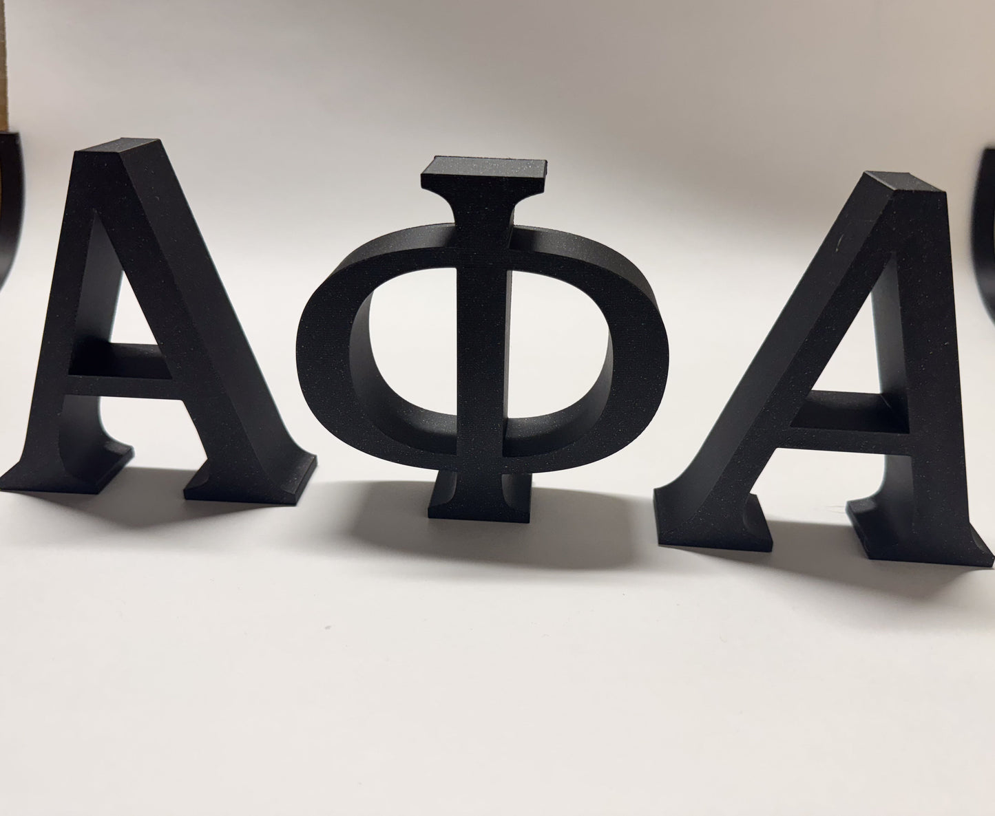 Alpha Phi Alpha Shelf Letters - 3D Printed