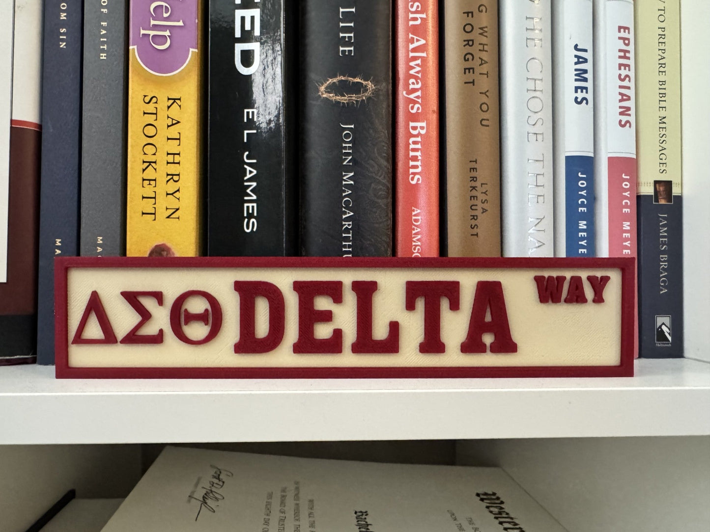 Delta Sigma Theta Decorative Street Sign - Customizable